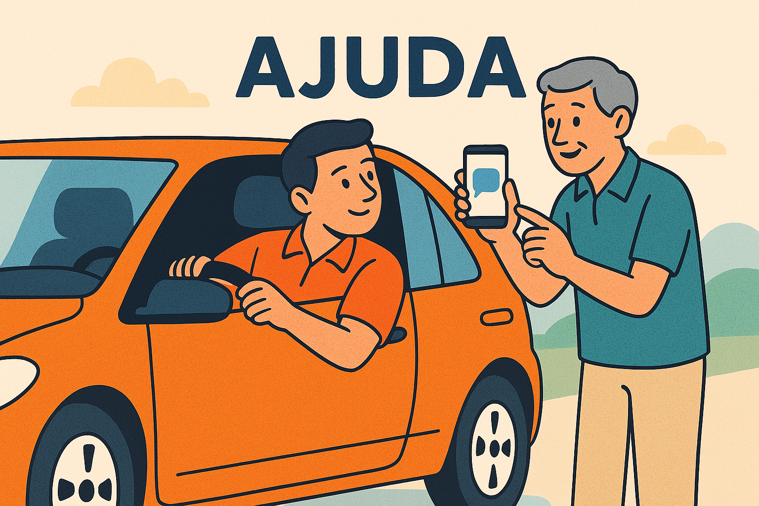 Ajuda com uma viagem